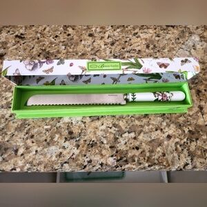 PORTMIERION GARDEN BOTANIC BREAD KNIFE NEW